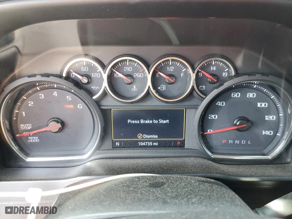 2019 Chevrolet Silverado 1500 LT Trail Boss with VIN 1GCPYFED2KZ132195, listed as a Copart auction lot 48697765 with 104,735 mi miles and Salvage Title. Bid and sale history available at carsss.com. Image 9.