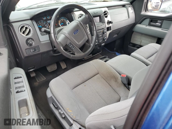 2013 Ford F-150 XL with VIN 1FTFW1EF1DKD22149, listed as a Copart auction lot 58136975 with 202,594 mi miles and Salvage title. Bid and sale history available at DreamBid. Image 8.