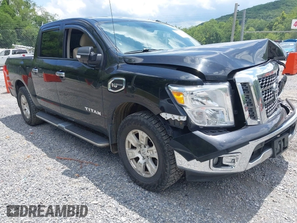 2017 Nissan Titan SV with VIN 1N6AA1E58HN542504, listed as a IAAI auction lot 42564921 with 161,555 mi miles and . Bid and sale history available at DreamBid. Image 1.
