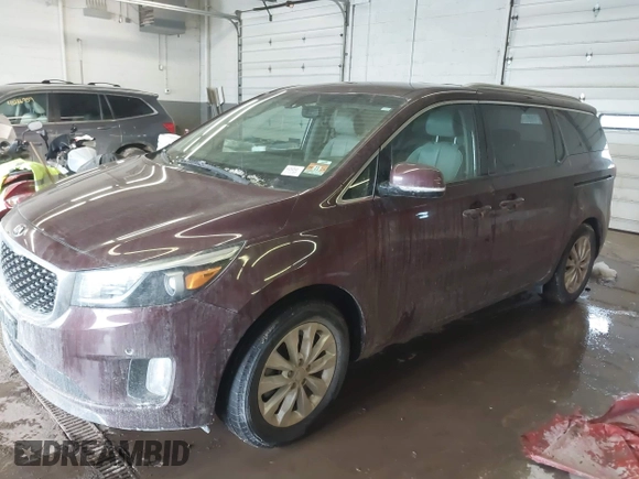 2017 Kia Sedona EX with VIN KNDMC5C1XH6292548, listed as a IAAI auction lot 41326653 with 121,491 mi miles. Bid and sale history available at carsss.com. Image 18.