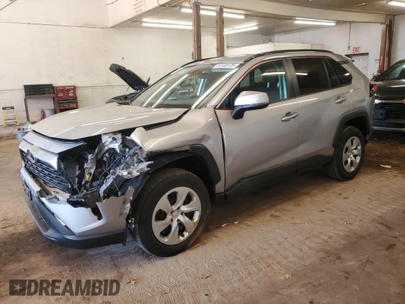 2019 Toyota RAV4 LE with VIN 2T3G1RFV4KW062552, listed as a Copart auction lot 54140175 with 75,770 mi miles and Non Repairable. Bid and sale history available at DreamBid. Image 1.