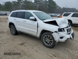 2015 Jeep Grand Cherokee Limited with VIN 1C4RJFBG4FC641824, listed as a Copart auction lot 44455605 with 87,576 mi miles and Salvage Title. Bid and sale history available at carsss.com. Image 4.
