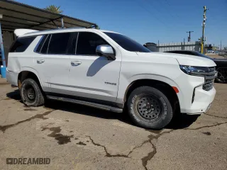 2023 Chevrolet Tahoe Premier with VIN 1GNSKSKD1PR273296, listed as a Copart auction lot 53361465 with 0 mi miles and Salvage Title. Bid and sale history available at carsss.com. Image 4.