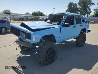1997 Jeep Cherokee SE with VIN 1J4FJ28S2VL529958, listed as a Copart auction lot 58096255 with Not provided miles and Salvage title. Bid and sale history available at DreamBid. Image 1.