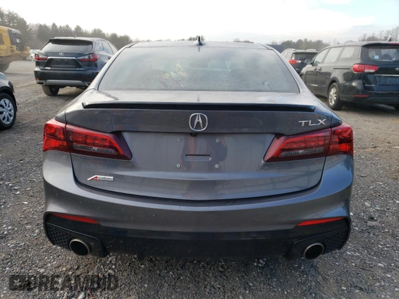 2020 Acura TLX w/A-Spec Pkg with VIN 19UUB1F61LA003177, listed as a Copart auction lot 85491164 with 91,967 mi miles and Salvage Title. Bid and sale history available at carsss.com. Image 6.