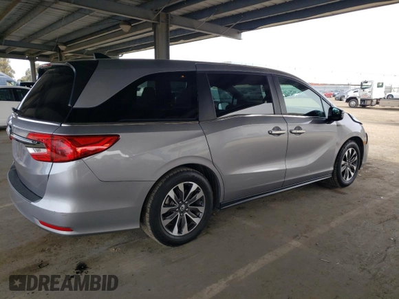 2022 Honda Odyssey EX-L с VIN 5FNRL6H79NB040847, выставлен на аукционе Copart как лот 48976685 с пробегом 62 045 миль миль и Списание • Salvage title. История ставок и продаж доступна на DreamBid. Изображение 3.