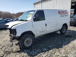 2011 Ford Econoline Cargo Commercial with VIN 1FTNE2EW2BDA57568, listed as a Copart auction lot 51213515 with 351,242 mi miles and Salvage Title. Bid and sale history available at carsss.com. Image 1.