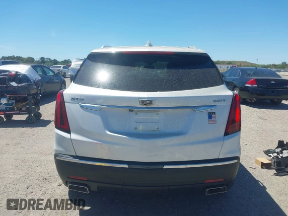 2021 Cadillac XT5 FWD Luxury with VIN 1GYKNAR48MZ149757, listed as a IAAI auction lot 41851510 with 37,607 mi miles. Bid and sale history available at carsss.com. Image 17.