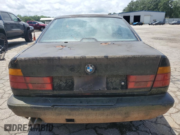 1989 BMW 5 Series with VIN WBAHD1314KBF08237, listed as a Copart auction lot 58951325 with 255,984 mi miles and Clean title. Bid and sale history available at DreamBid. Image 6.