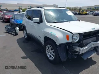 2020 Jeep Renegade Latitude with VIN ZACNJBBB2LPL27007, listed as a IAAI auction lot 42024941 with 62,387 mi miles and . Bid and sale history available at DreamBid. Image 1.