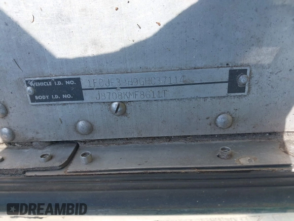 1986 Ford Econoline Cargo with VIN 1FCJE39H9GHC37114, listed as a IAAI auction lot 42030558 with 315,104 mi miles and . Bid and sale history available at DreamBid. Image 9.