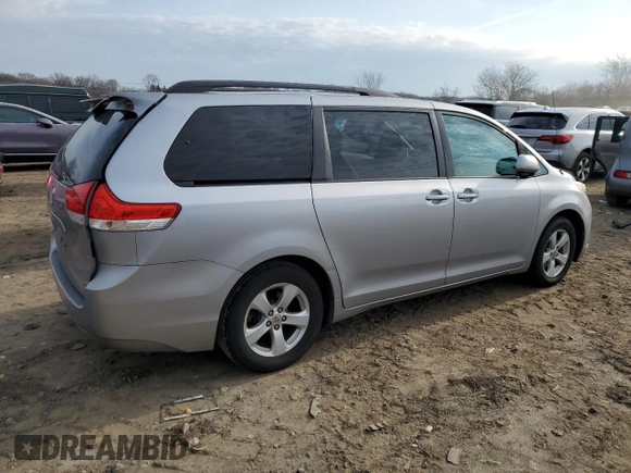 2012 Toyota Sienna LE AAS with VIN 5TDKK3DC7CS211660, listed as a Copart auction lot 46669825 with 187,318 mi miles and Salvage Title. Bid and sale history available at carsss.com. Image 3.