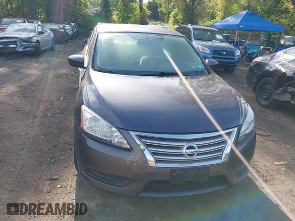 2014 Nissan Sentra S with VIN 3N1AB7APXEY335933, listed as a IAAI auction lot 42218659 with 93,700 mi miles and . Bid and sale history available at DreamBid. Image 6.