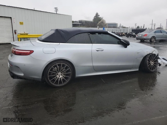 2021 Mercedes-Benz E-Class AMG E 53 with VIN W1K1K6BB6MF160330, listed as a Copart auction lot 43015875 with 23,383 mi miles and Salvage Title. Bid and sale history available at carsss.com. Image 3.