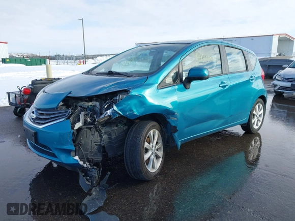 2014 Nissan Note S Plus with VIN 3N1CE2CP1EL407552, listed as a IAAI auction lot 41740957 with 64,577 mi miles and . Bid and sale history available at DreamBid. Image 6.