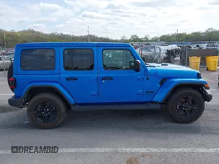 2023 Jeep Wrangler Sahara with VIN 1C4HJXEG4PW584800, listed as a IAAI auction lot 41908392 with 22,108 mi miles and . Bid and sale history available at DreamBid. Image 13.