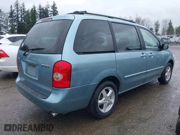 2003 Mazda MPV LX z VIN JM3LW28A330353414, wystawiony jako IAAI lot #41859875 z przebiegiem 286 575 mil mil oraz . Historia ofert i sprzedaży dostępna na DreamBid. Obrazek 4.
