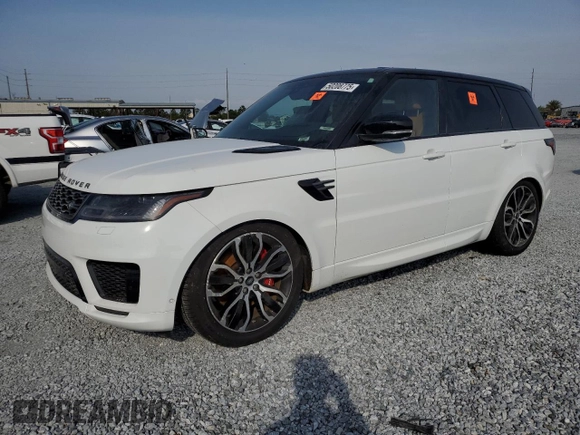 2018 Land Rover Range Rover Sport with VIN SALWR2RE0JA192874, listed as a Copart auction lot 50208775 with Not Provided miles and Salvage Title. Bid and sale history available at carsss.com. Image 1.