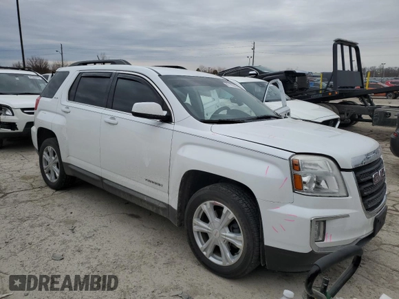 2017 GMC Terrain SLE with VIN 2GKFLTEKXH6302514, listed as a Copart auction lot 47175245 with 60,638 mi miles and Salvage Title. Bid and sale history available at carsss.com. Image 4.