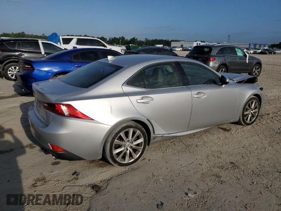 2016 Lexus IS 200t with VIN JTHBA1D29G5001392, listed as a Copart auction lot 52383735 with 108,383 mi miles and Non Repairable. Bid and sale history available at DreamBid. Image 3.