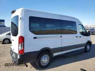 2023 Ford Transit Passenger XL with VIN 1FBAX9C85PKC11039, listed as a Copart auction lot 88472055 with 8,569 mi miles and Salvage Title. Bid and sale history available at DreamBid. Image 3.