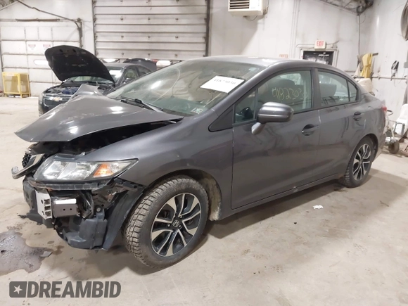 2014 Honda Civic Sedan EX with VIN 19XFB2F82EE227900, listed as a IAAI auction lot 41823030 with 121,638 mi miles. Bid and sale history available at carsss.com. Image 2.