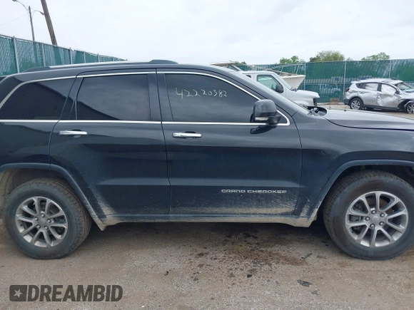 2014 Jeep Grand Cherokee Limited z VIN 1C4RJFBG6EC584346, wystawiony jako IAAI lot #42220382 z przebiegiem 159 272 mil mil oraz . Historia ofert i sprzedaży dostępna na DreamBid. Obrazek 13.