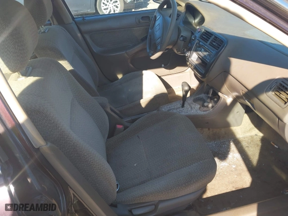 2000 Honda Civic EX with VIN 1HGEJ8649YL034008, listed as a IAAI auction lot 41691792 with 196,593 mi miles. Bid and sale history available at carsss.com. Image 5.