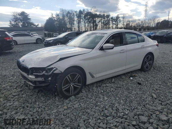 2021 BMW 5 Series 540i with VIN WBA53BJ05MWX28470, listed as a Copart auction lot 87256064 with Not Provided miles and Salvage Title. Bid and sale history available at DreamBid. Image 1.