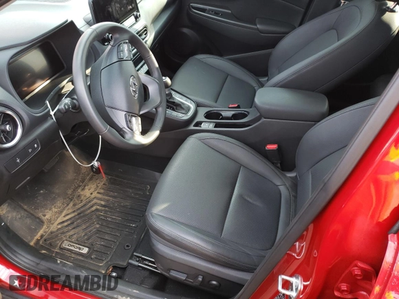 2022 Hyundai Kona Limited with VIN KM8K5CA34NU910962, listed as a Copart auction lot 40102183 with 9,438 mi miles. Bid and sale history available at carsss.com. Image 7.