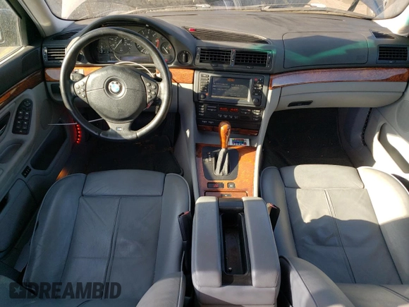 2001 BMW 7 Series 740iA with VIN WBAGG83481DN88079, listed as a Copart auction lot 78521754 with 155,073 mi miles and Clean Title. Bid and sale history available at carsss.com. Image 8.