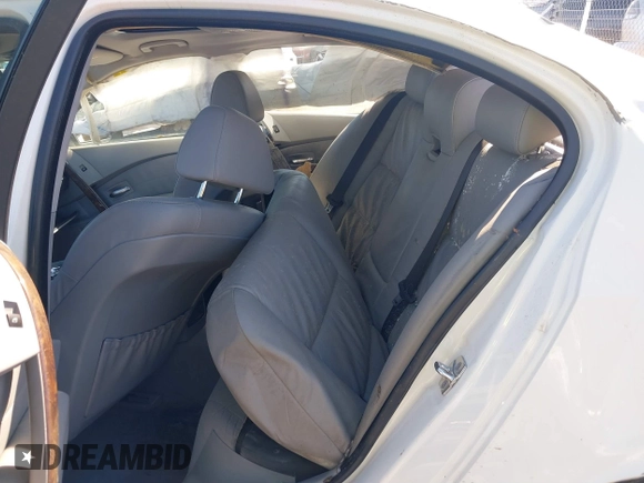 2005 BMW 5 Series 545i with VIN WBANB335X5B115402, listed as a IAAI auction lot 41679474 with Not Provided miles and . Bid and sale history available at carsss.com. Image 8.