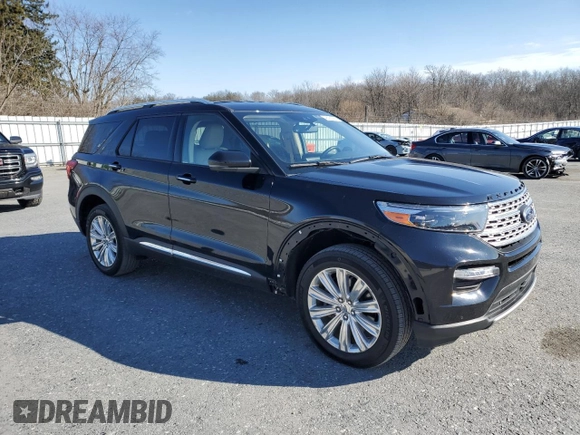 2021 Ford Explorer Limited with VIN 1FM5K8FW0MNA02152, listed as a Copart auction lot 46081065 with 61,179 mi miles and Clean Title. Bid and sale history available at carsss.com. Image 4.