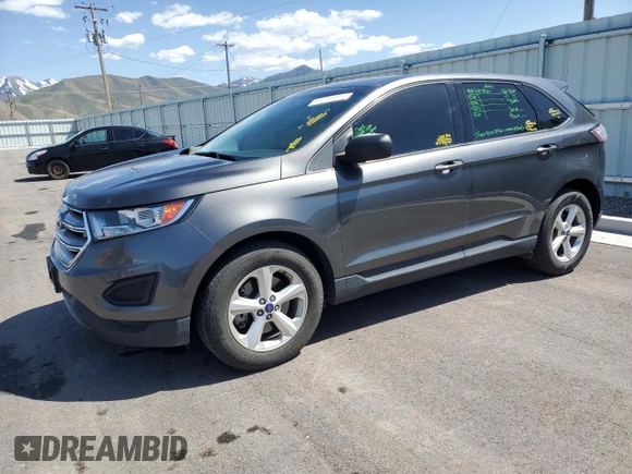2016 Ford Edge SE with VIN 2FMPK4G91GBB73311, listed as a Copart auction lot 56574485 with 108,193 mi miles and Salvage title. Bid and sale history available at DreamBid. Image 1.