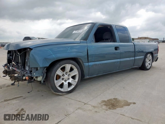 2007 Chevrolet Silverado 1500 LS with VIN 1GCEC19X57Z144975, listed as a Copart auction lot 53788615 with 217,344 mi miles and Salvage Title. Bid and sale history available at DreamBid. Image 1.