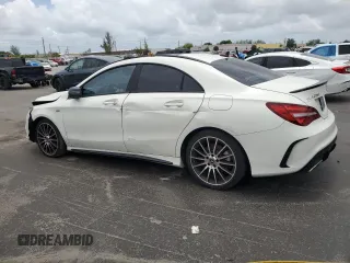 2018 Mercedes-Benz CLA 250 with VIN WDDSJ4EB6JN520320, listed as a Copart auction lot 65221945 with 114,514 mi miles and Salvage title. Bid and sale history available at DreamBid. Image 2.