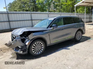 2022 Lincoln Aviator Reserve with VIN 5LM5J7XC0NGL16100, listed as a Copart auction lot 53539575 with 39,355 mi miles and Salvage title. Bid and sale history available at DreamBid. Image 1.