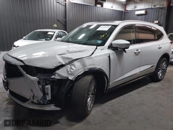 2023 Acura MDX w/Advance Package with VIN 5J8YE1H80PL022417, listed as a IAAI auction lot 41238478 with 19,132 mi miles. Bid and sale history available at carsss.com. Image 6.