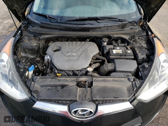 2012 Hyundai Veloster w/Red Int with VIN KMHTC6ADXCU063897, listed as a Copart auction lot 82100474 with 191,493 mi miles and Salvage title. Bid and sale history available at DreamBid. Image 12.
