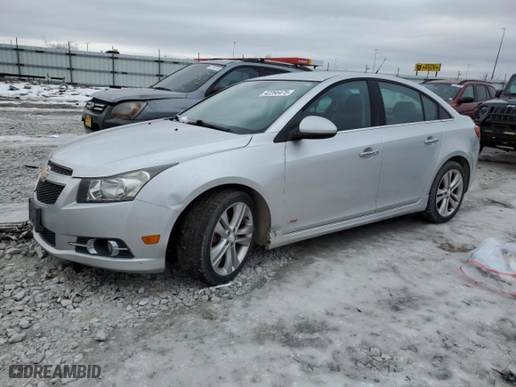 2012 Chevrolet Cruze LTZ with VIN 1G1PH5SC4C7386258, listed as a Copart auction lot 42266475 with 131,817 mi miles and Salvage Title. Bid and sale history available at carsss.com. Image 1.