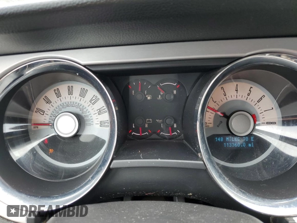 2012 Ford Mustang V6 с VIN 1ZVBP8EM4C5220891, выставлен на аукционе Copart как лот 54748715 с пробегом 113 360 миль миль и Списание • Salvage title. История ставок и продаж доступна на DreamBid. Изображение 9.