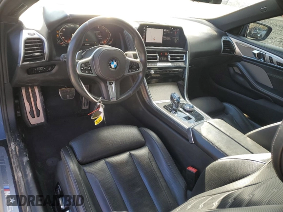 2019 BMW 8 Series M850i xDrive z VIN WBABC4C56KBU96134, wystawiony jako Copart lot #48342985 z przebiegiem 47 265 mil mil oraz Szkody całkowita. Historia ofert i sprzedaży dostępna na DreamBid. Obrazek 8.