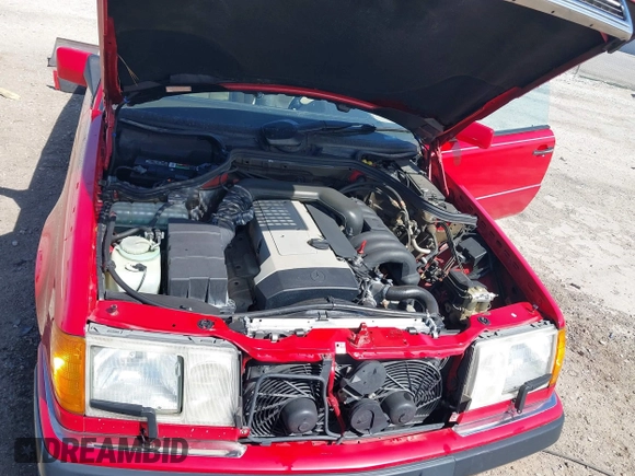 1993 Mercedes-Benz E Class with VIN WDBEA66E7PB881589, listed as a IAAI auction lot 41808158 with 81,268 mi miles. Bid and sale history available at carsss.com. Image 10.