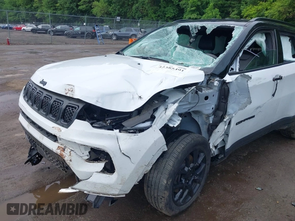 2023 Jeep Compass Latitude with VIN 3C4NJDBN3PT510424, listed as a IAAI auction lot 42385491 with 58,640 mi miles and . Bid and sale history available at DreamBid. Image 6.