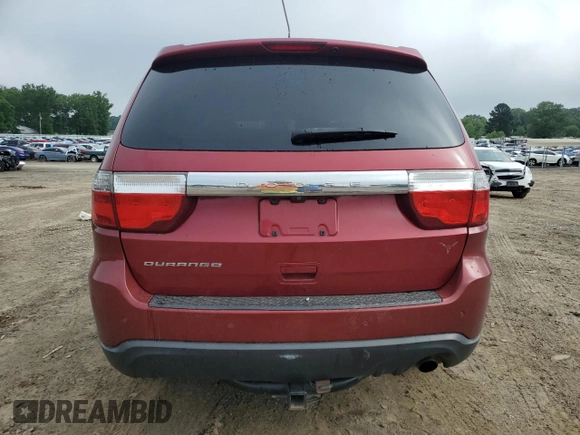 2013 Dodge Durango SXT with VIN 1C4RDHAG4DC692743, listed as a Copart auction lot 56651175 with 176,949 mi miles and Clean title. Bid and sale history available at DreamBid. Image 6.