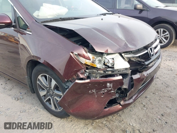 2015 Honda Odyssey Touring Elite with VIN 5FNRL5H9XFB026405, listed as a IAAI auction lot 41780562 with 134,897 mi miles and . Bid and sale history available at DreamBid. Image 6.