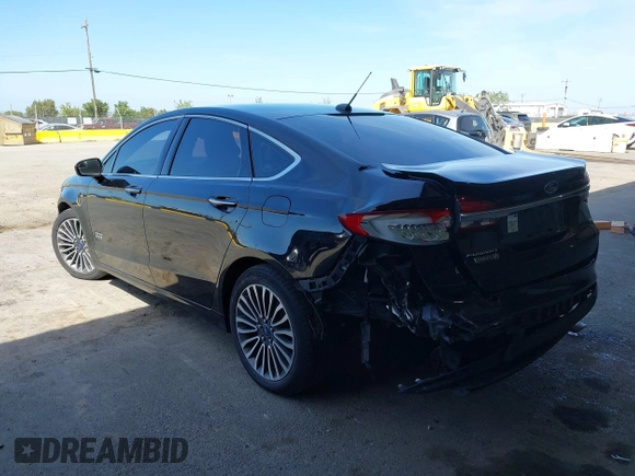 2017 Ford Fusion Energi SE with VIN 3FA6P0PU4HR380184, listed as a IAAI auction lot 42099750 with 126,175 mi miles. Bid and sale history available at carsss.com. Image 3.