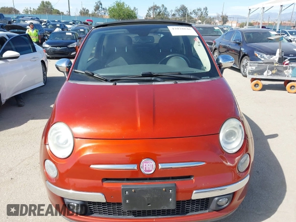 2012 FIAT 500 Gucci with VIN 3C3CFFER8CT370548, listed as a IAAI auction lot 42028846 with 74,091 mi miles. Bid and sale history available at carsss.com. Image 12.