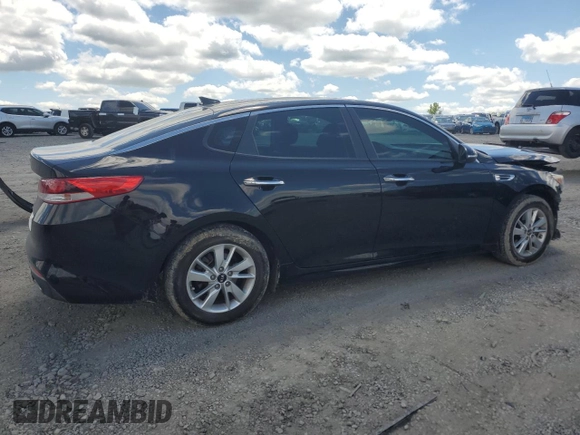 2018 Kia Optima S with VIN 5XXGT4L36JG225848, listed as a Copart auction lot 55527605 with 85,669 mi miles and Salvage title. Bid and sale history available at DreamBid. Image 3.