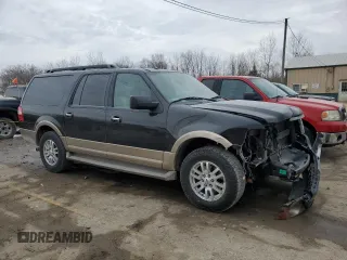 2014 Ford Expedition EL XLT with VIN 1FMJK1J59EEF56764, listed as a Copart auction lot 42995835 with 214,211 mi miles and Salvage Title. Bid and sale history available at carsss.com. Image 4.